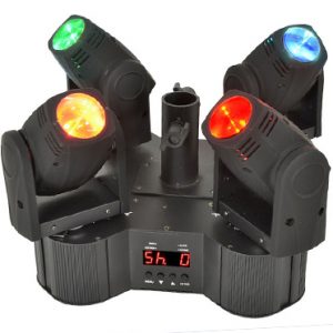 4X10W rgbw 4 in 1 led moving head beam light