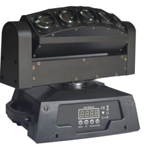 5X10W rgbw 4 in 1 led moving head fixture