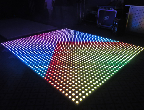 64pixels led interactive dance floor