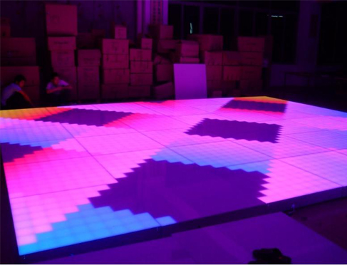 digital led dance floor tile