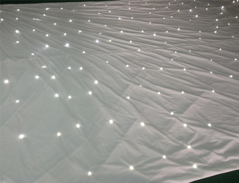 white led star curtain